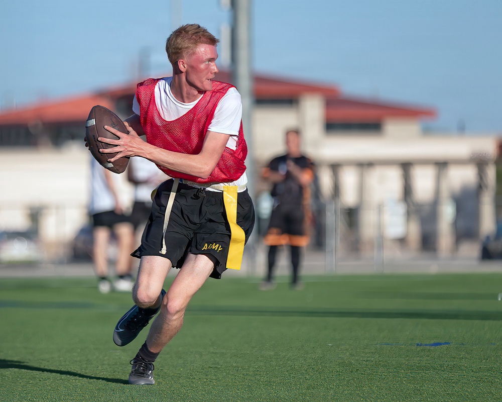 Fort Bliss Soldiers ready for 2026 FMWR intramural football season