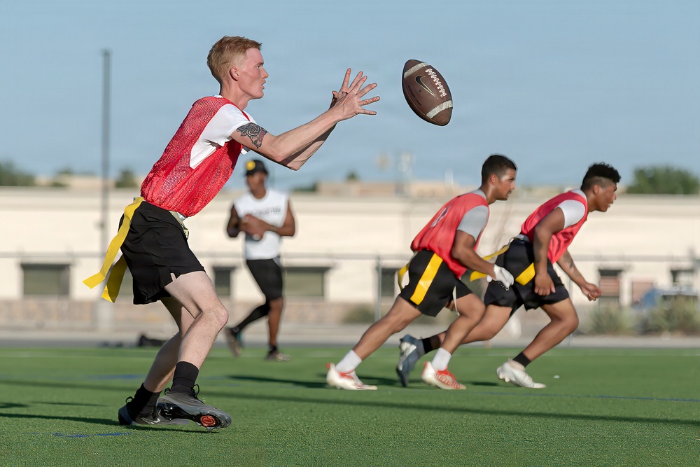 Fort Bliss Soldiers ready for 2026 FMWR intramural football season