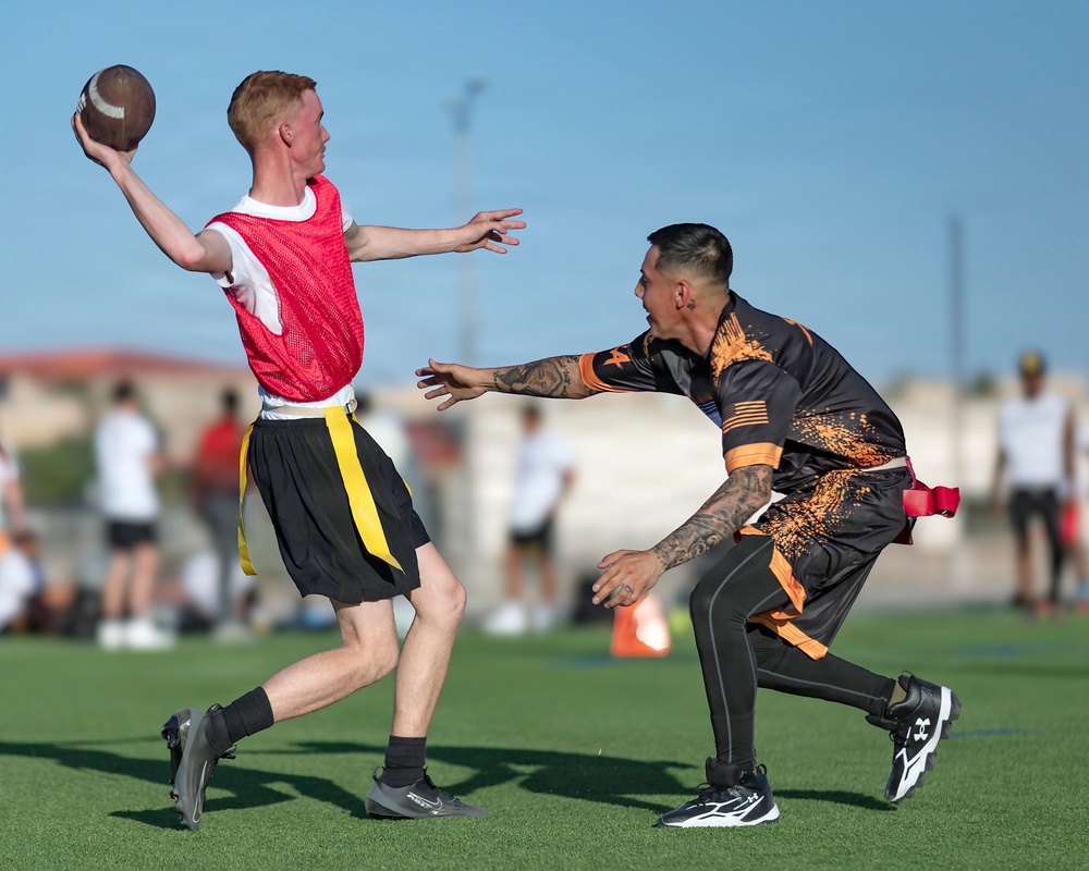 Fort Bliss Soldiers ready for 2026 FMWR intramural football season