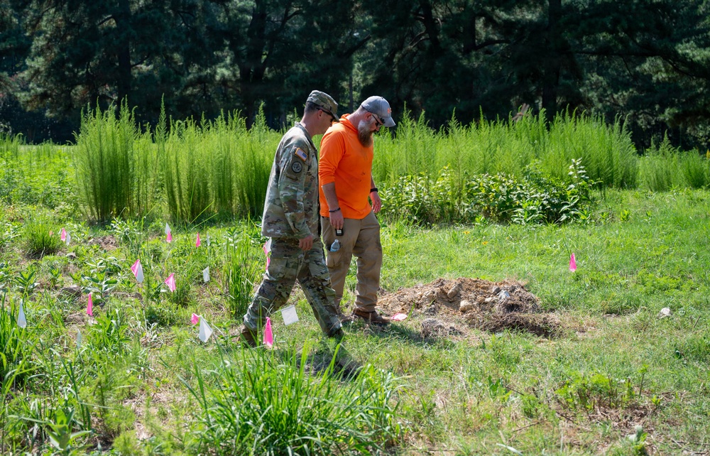 JBLE remedial investigation at historic military training areas