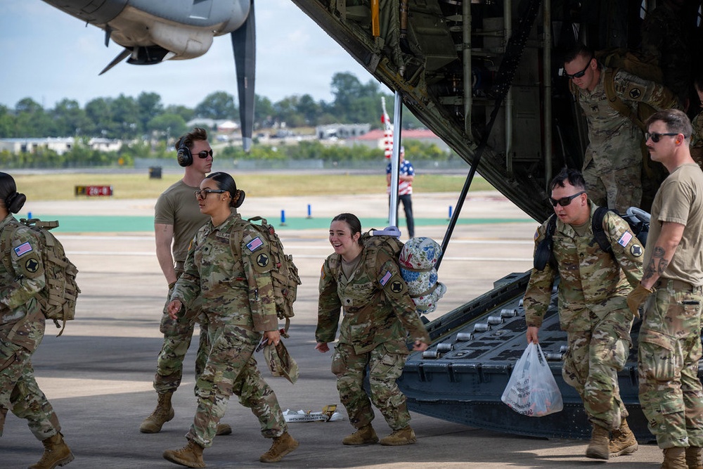 78 Arkansas Soldiers Return Home from D.C. Mission