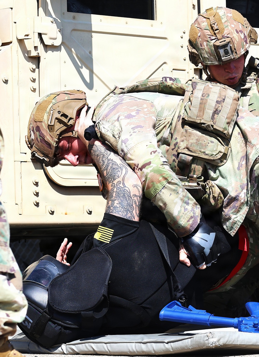 Vehicle Extraction Event Offers Realistic Training during Illinois Army National Guard TAG Combatives Competition