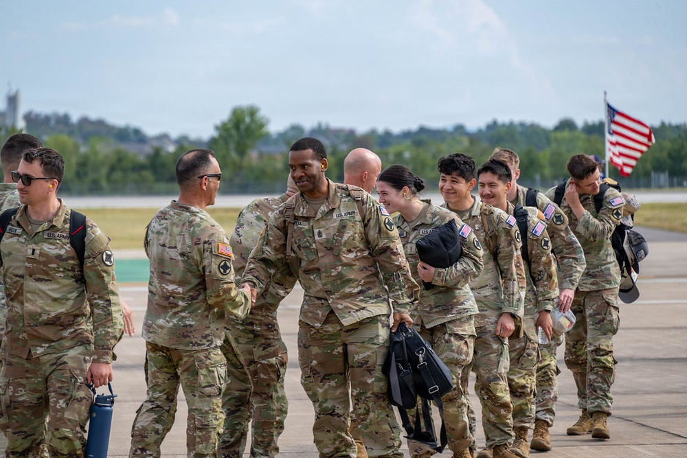 78 Arkansas Soldiers Return Home from D.C. Mission