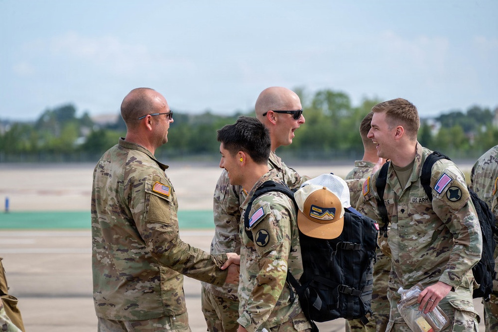 78 Arkansas Soldiers Return Home from D.C. Mission