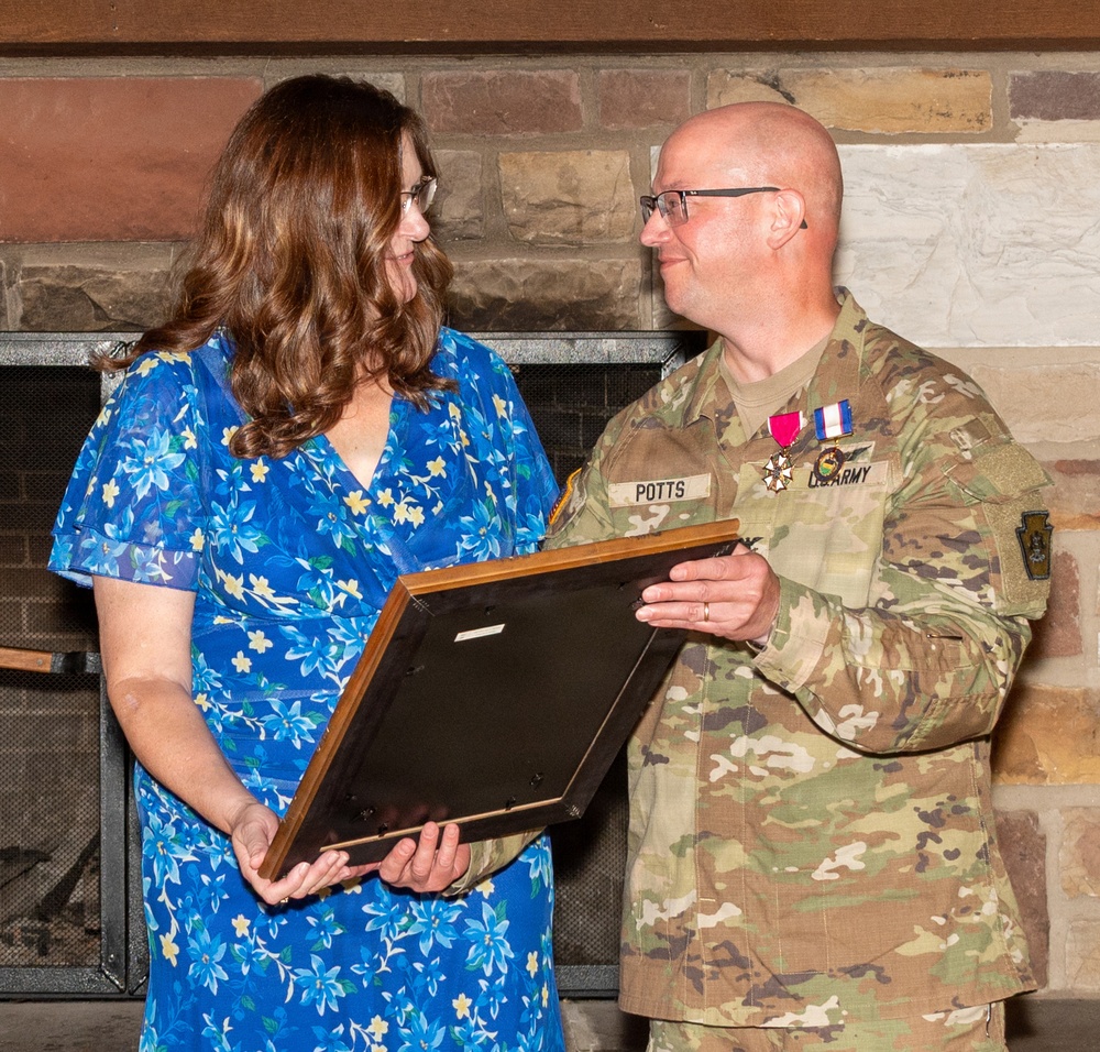 Potts retires after more than 39 years of service