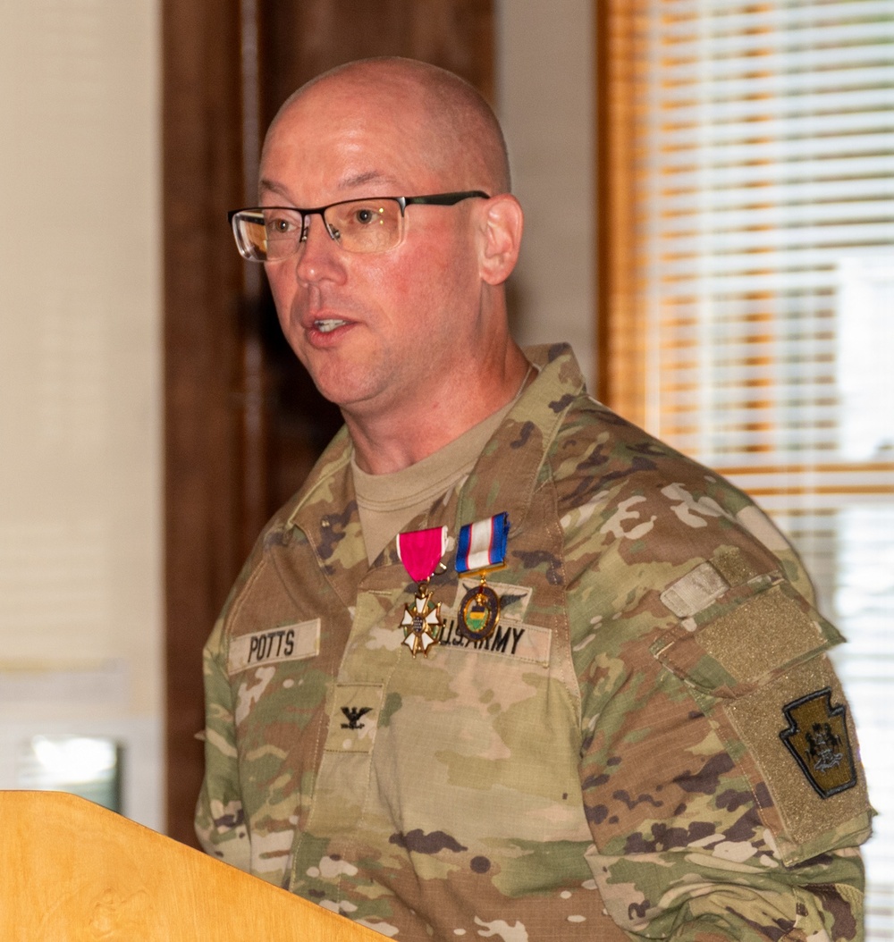 Potts retires after more than 39 years of service