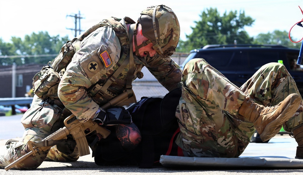 Vehicle Extraction Event Offers Realistic Training during Illinois Army National Guard TAG Combatives Competition