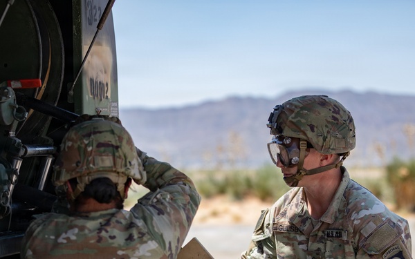 JTF-SB Soldiers conduct forward arming and refueling point training at Fort Bliss