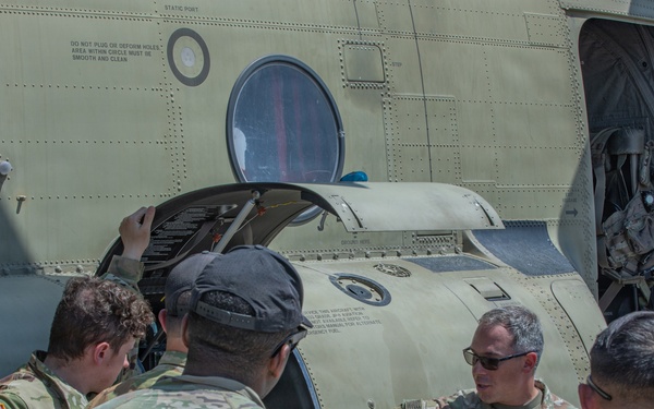 JTF-SB Soldiers conduct forward arming and refueling point training at Fort Bliss