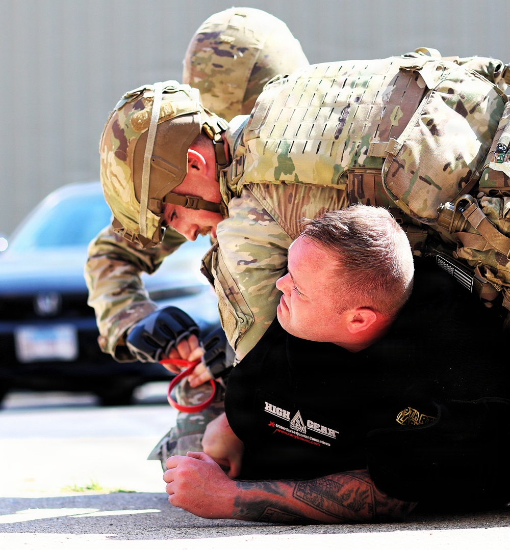 Vehicle Extraction Event Offers Realistic Training during Illinois Army National Guard TAG Combatives Competition
