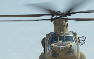 JTF-SB Soldiers conduct sling load training at Fort Bliss