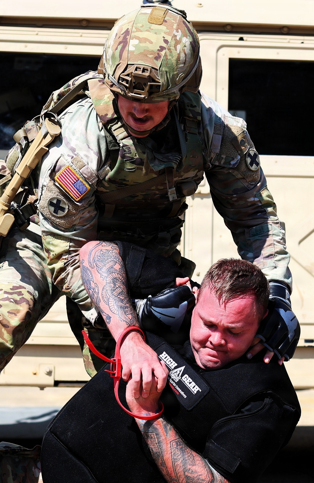 Vehicle Extraction Event Offers Realistic Training during Illinois Army National Guard TAG Combatives Competition