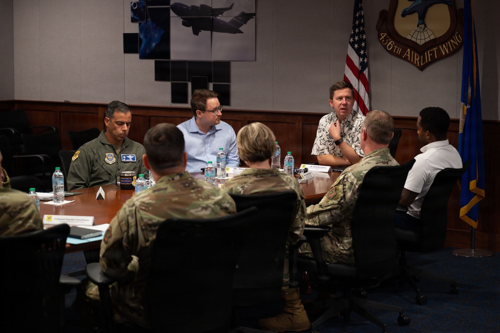 Congressional staffers visit Dover AFB