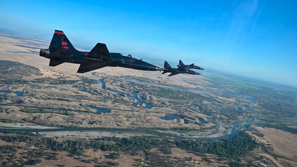 T-38 Flyover Over California Airspace