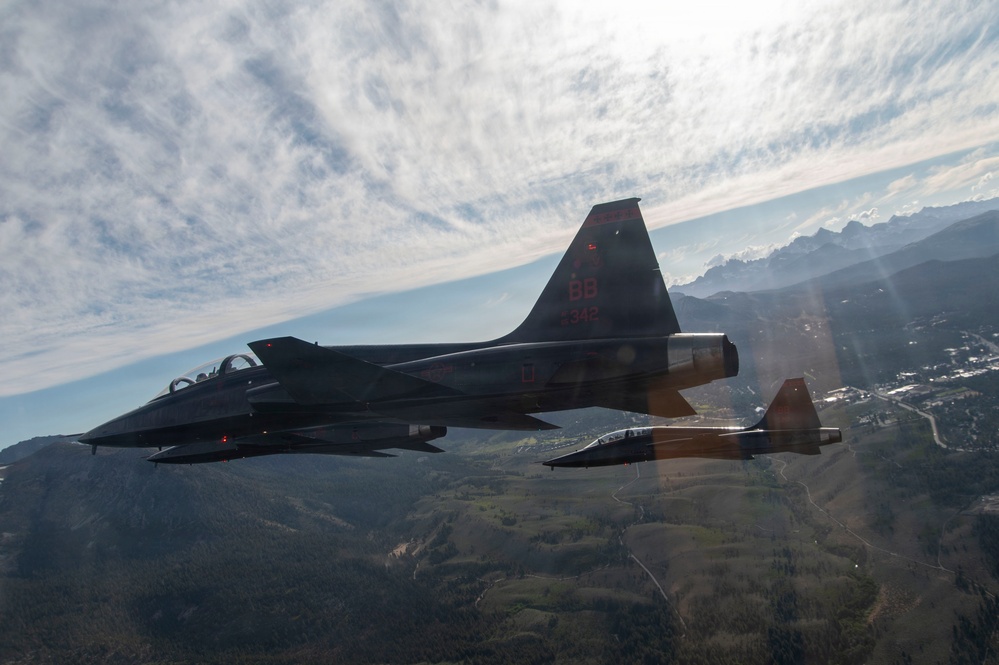 T-38 Flyover Over California Airspace