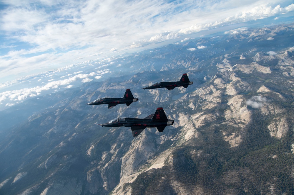 T-38 Flyover Over California Airspace