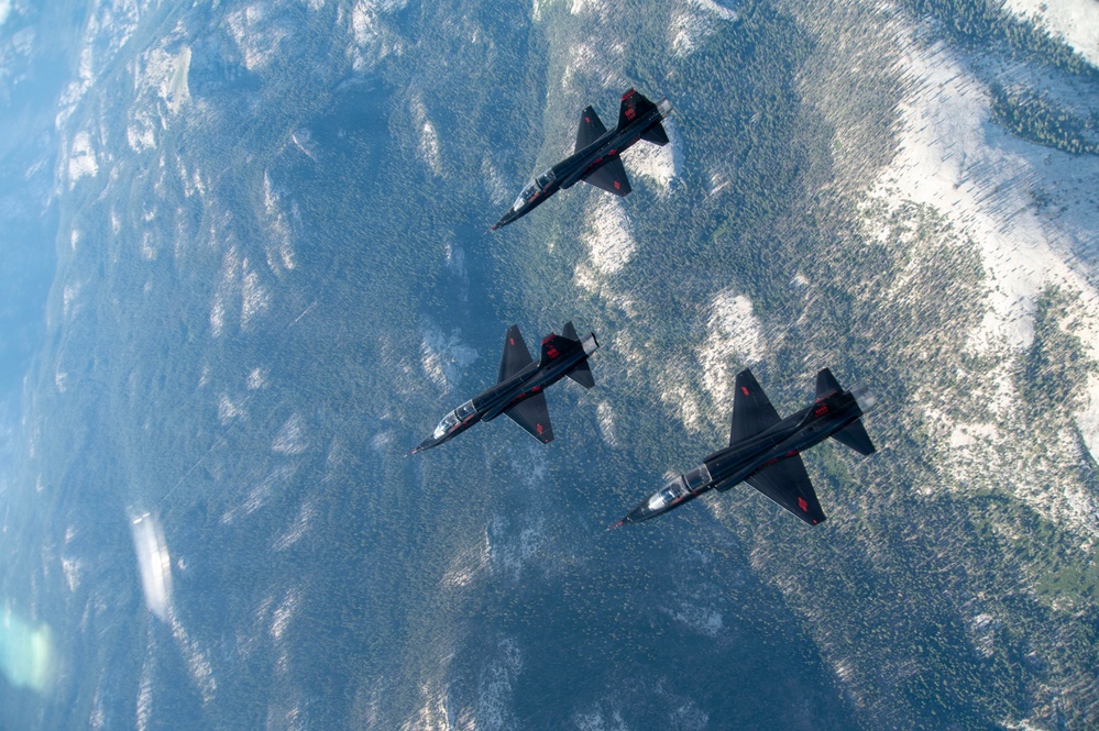 T-38 Flyover Over California Airspace