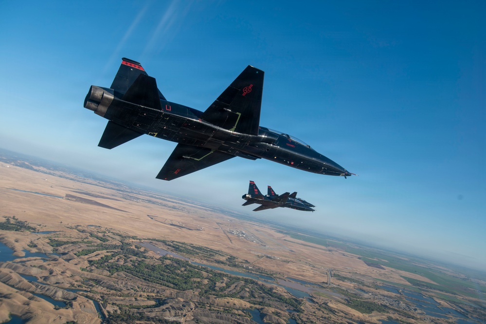 T-38 Flyover Over California Airspace