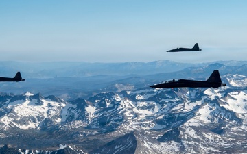 T-38 Flyover Over California Airspace
