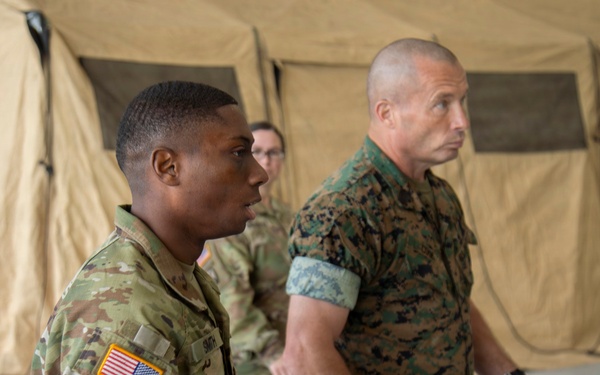 U.S. Pacific Command Visit: 593rd CSC &amp; 62nd Medical Brigade Demonstrate Emergency Resupply &amp; Role II Capabilities