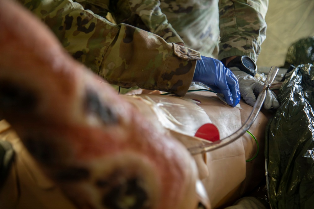 U.S. Pacific Command Visit: 593rd CSC &amp; 62nd Medical Brigade Demonstrate Emergency Resupply &amp; Role II Capabilities