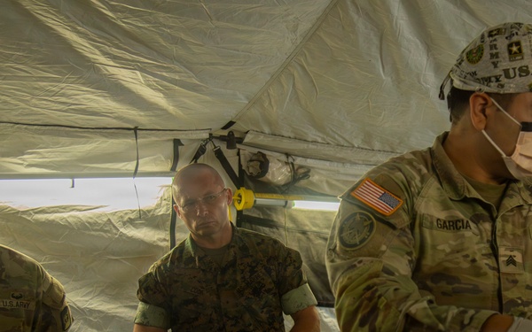 U.S. Pacific Command Visit: 593rd CSC &amp; 62nd Medical Brigade Demonstrate Emergency Resupply &amp; Role II Capabilities