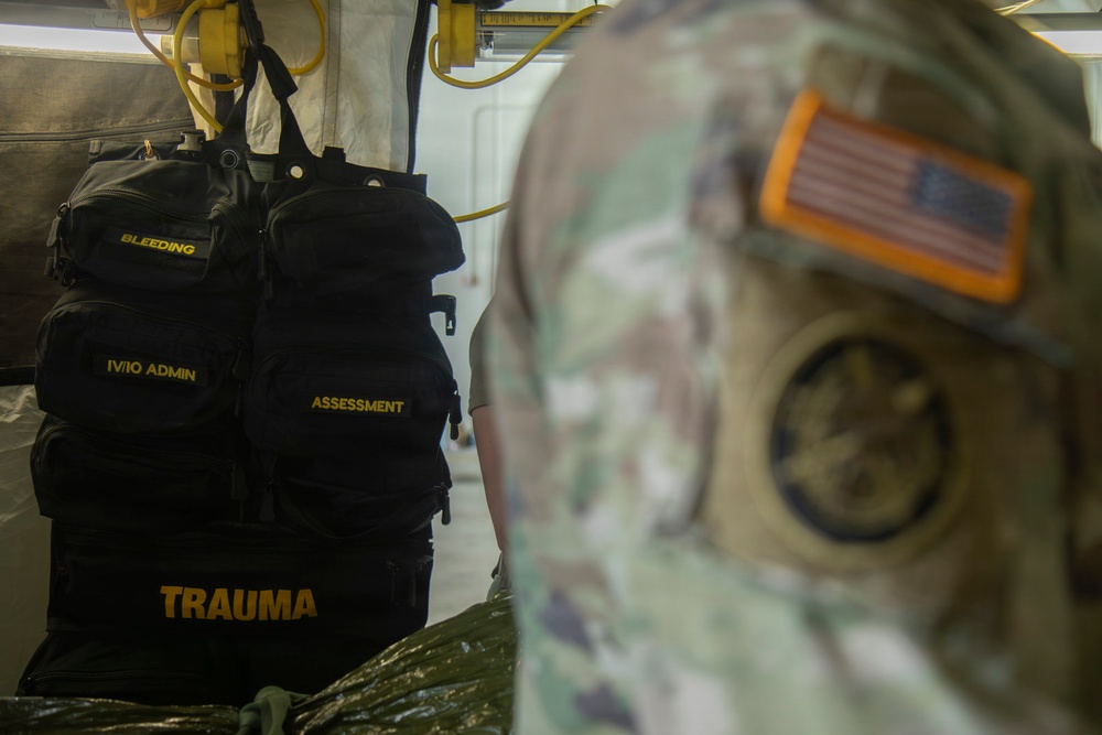 U.S. Pacific Command Visit: 593rd CSC &amp; 62nd Medical Brigade Demonstrate Emergency Resupply &amp; Role II Capabilities