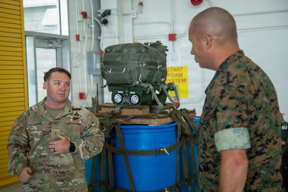 U.S. Pacific Command Visit: 593rd CSC &amp; 62nd Medical Brigade Demonstrate Emergency Resupply &amp; Role II Capabilities