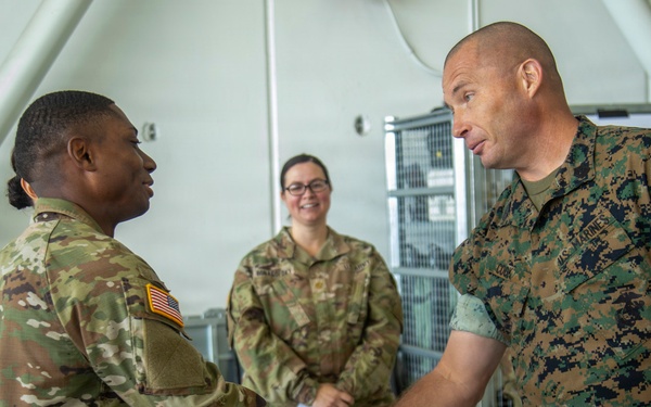 U.S. Pacific Command Visit: 593rd CSC &amp; 62nd Medical Brigade Demonstrate Emergency Resupply &amp; Role II Capabilities