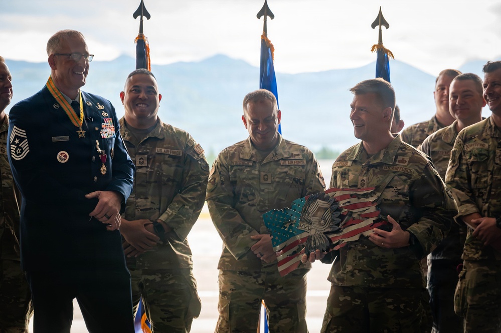 CMSgt Heath Tempel retirement