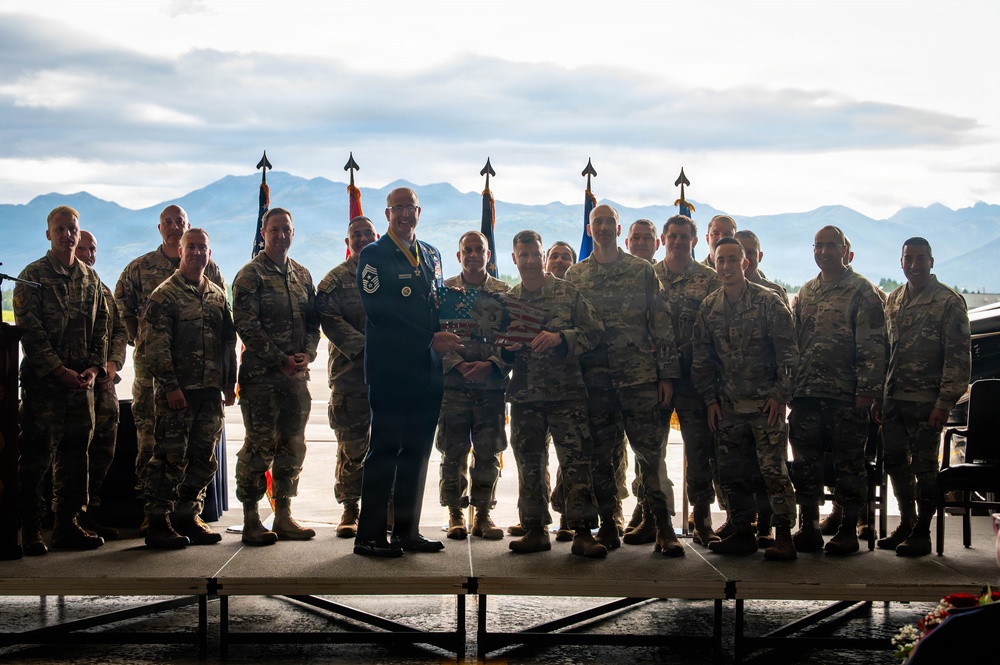 CMSgt Heath Tempel retirement