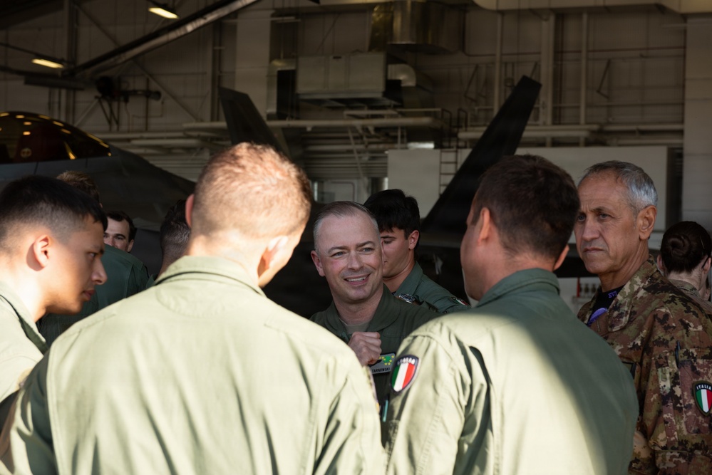 Italian Air Force Academy visit JBER