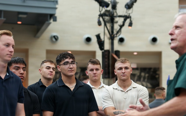 MBW Guard Co. visit the National Museum of the Marine Corps