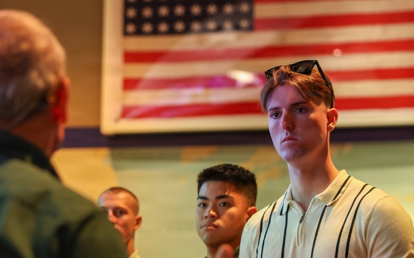 MBW Guard Co. visit the National Museum of the Marine Corps