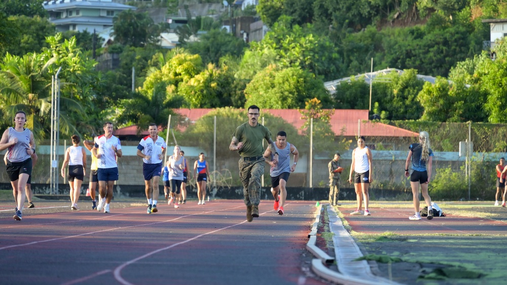 MRF-D Marines conduct exercise circuits, tactical casualty combat care