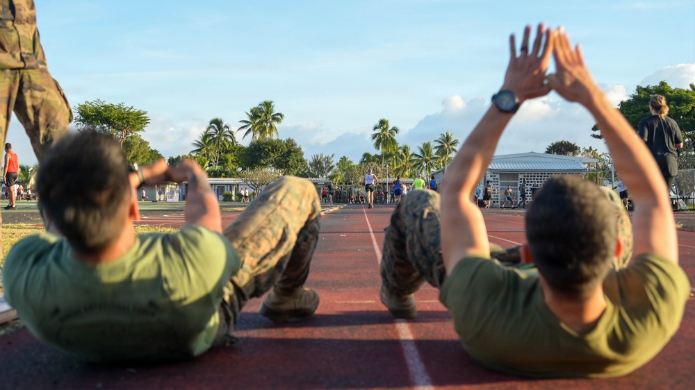 MRF-D Marines conduct exercise circuits, tactical casualty combat care