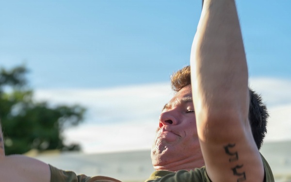 MRF-D Marines conduct exercise circuits, tactical casualty combat care