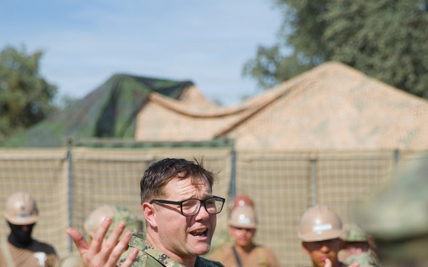 NMCB 4 Seabees Recieve Litter Bearer Training, FTX 2026