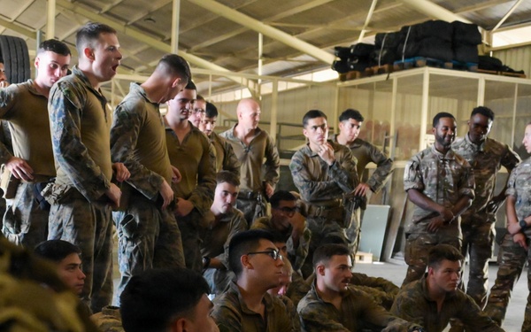 MRF-D Marines conduct exercise circuits, tactical casualty combat care
