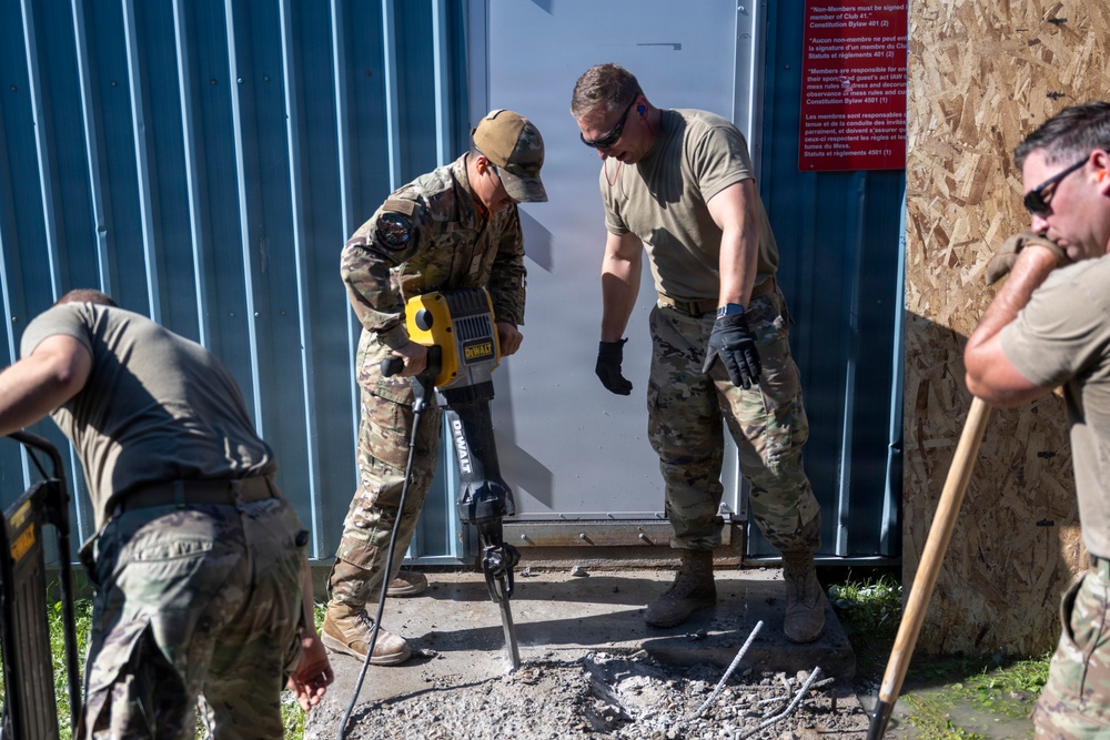 Idaho Air National Guard civil engineers strengthen partnership during Canadian DFT