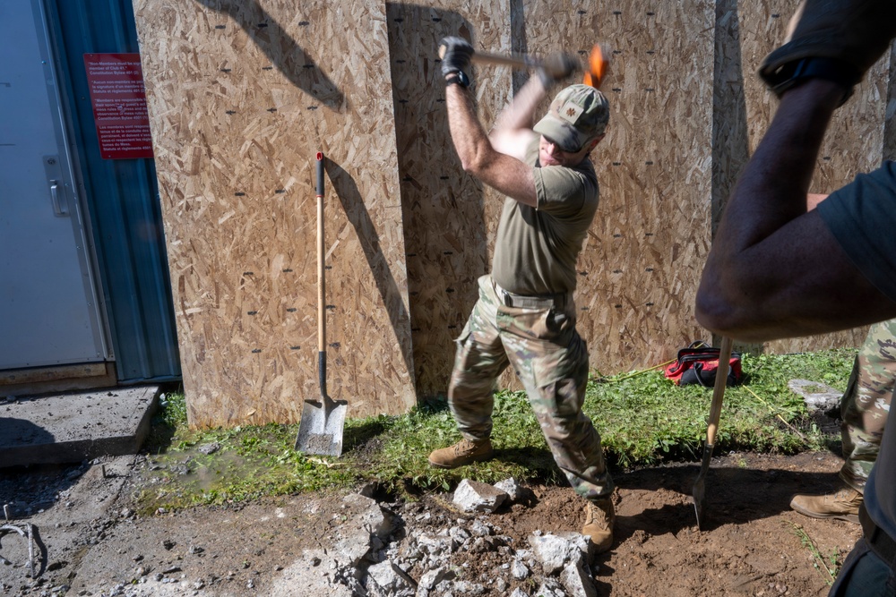 Idaho Air National Guard civil engineers strengthen partnership during Canadian DFT