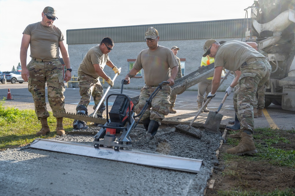 Idaho Air National Guard civil engineers strengthen partnership during Canadian DFT