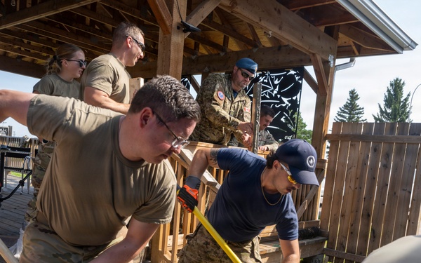 Idaho Air National Guard civil engineers strengthen partnership during Canadian DFT