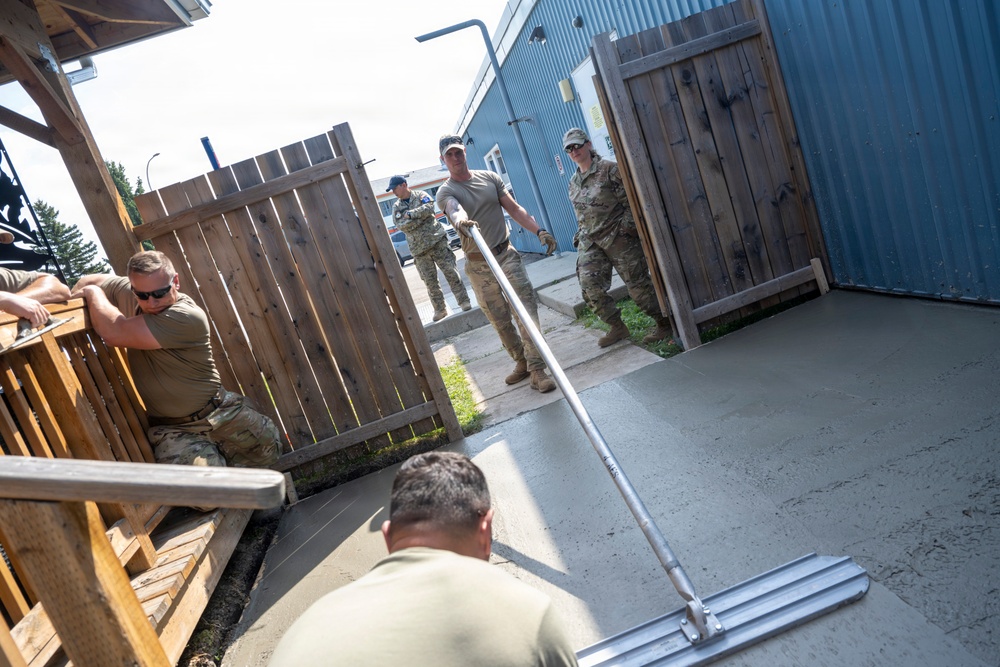 Idaho Air National Guard civil engineers strengthen partnership during Canadian DFT