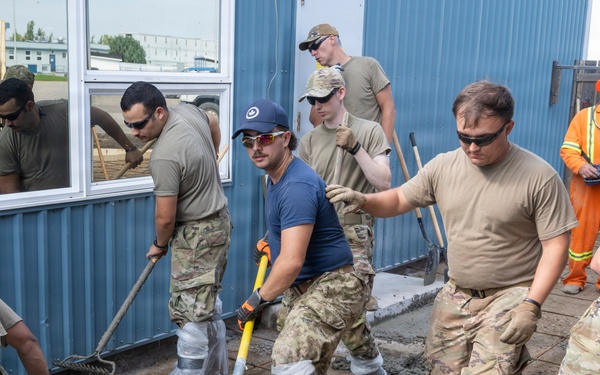 Idaho Air National Guard civil engineers strengthen partnership during Canadian DFT