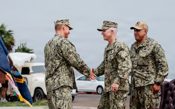 EODGRU-1 Holds a Change of Command