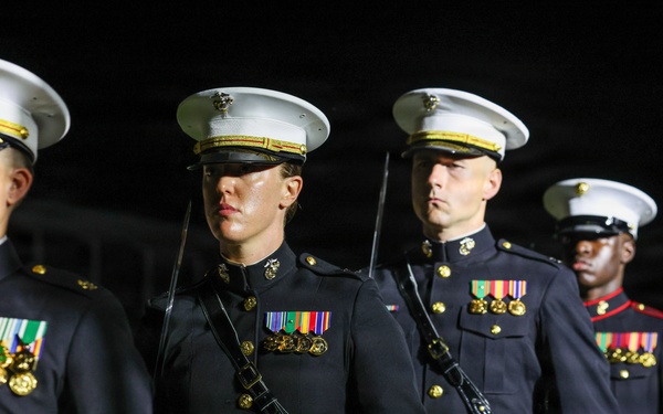 MBW Evening Parade honors His Excellency Greg Moriarty