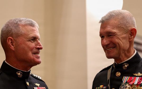 MBW Evening Parade honors His Excellency Greg Moriarty