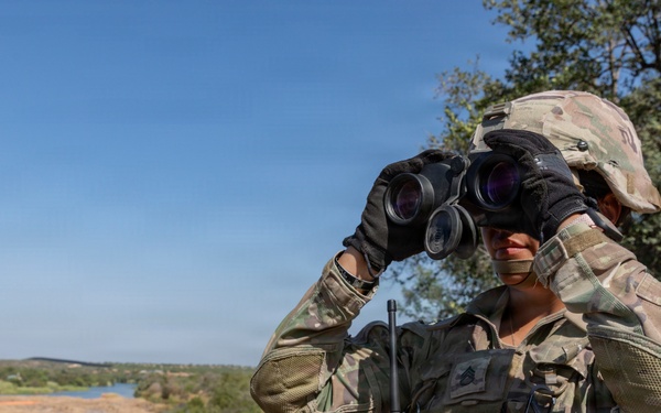 Soldiers conduct security operations in Roma