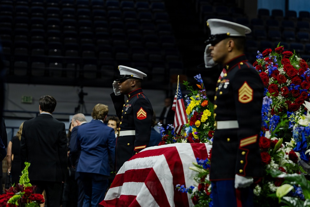 Pfc. Roy H. Drinkard Funeral Service